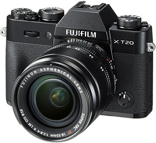 Fujifilm X-T20 Appareil photo numérique sans miroir avec objectif XF18-55mmF2. 8-4. 0 R LM OIS - Noir