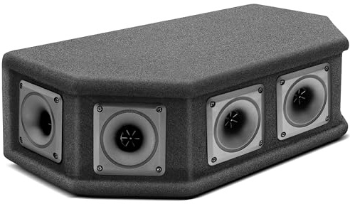 PylePro 300 Watt DJ Lautsprecher Boxen, Party Lautsprecher Passiv Robuste PA Box als Musikanlage 6-Wege-Speaker System, Musikbox für Anlagen mit schwarzem Teppichbezug, Stereo Speaker mit Montage