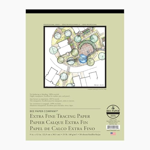 Bee Paper Extra Fine Tracing Pad, 14-Inch by 17-Inch
