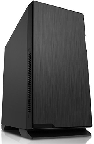 GameMax Silent Mid-Tower PC Gaming case, ATX, Sound Dampening, SD/TF Card Reader Built-In | Black
