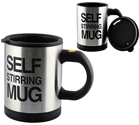 Itian 400ml café en Acier Inoxydable et PP avec mélangeur Auto-Agitation