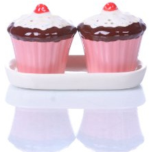 Sale e pepe set sale e pepe, saliera e pepiera cupcake set cupcakes- rosa