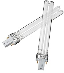 CNZ 13 Watts G23 Base UV-C Germicidal Ultraviolet Light Bulb, 2 Pack