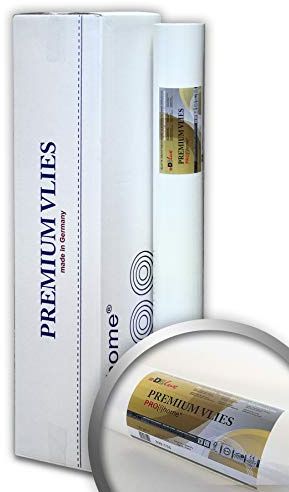 PROFHOME 399-155-4-AP Öko PremiumVlies 150g Profi-Malervlies Renoviervlies Glattvlies überstreichbare umweltschonende Vliestapete nachhaltig weiß 1 Karton 100 qm FSC® MIX Nr. TSUD-COC-001718-KR