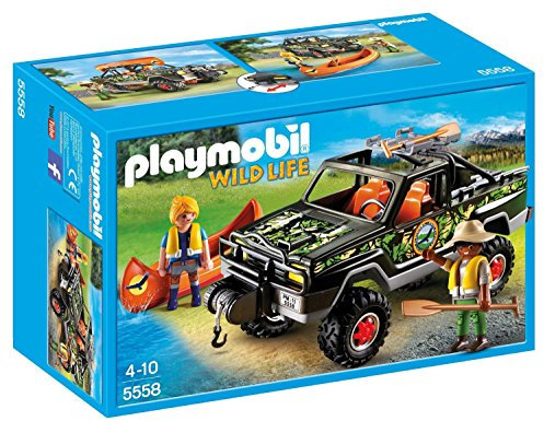 Playmobil 5558 Wild Life Adventure Pickup Truck, Fun Imaginative Role-Play, PlaySets Suitable for Children Ages 4+