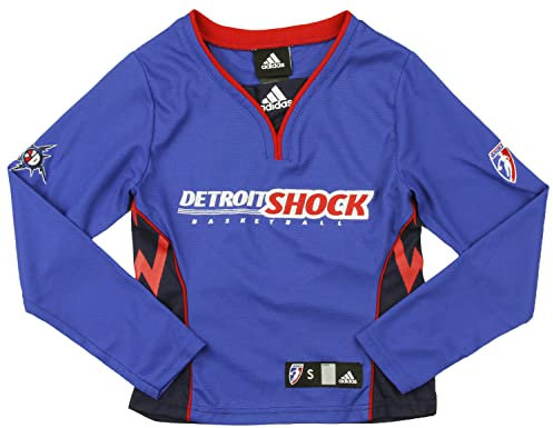Detroit Schock WNBA Big Mädchen Lange Ärmel Shooting Shirt – Blau, Mädchen damen Kinder, blau