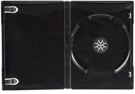 50 pezzi Amaray DVD Case Nero singola A-Ware