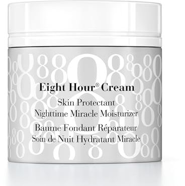Elizabeth Arden Eight Hour Cream Skin Protectant Nighttime Miracle Moisturizer, 50ml, Enriched with Calming Lavender Scent, Soothes Skin & Senses, Wake Up to Radiant, Nourished Skin, Unisex