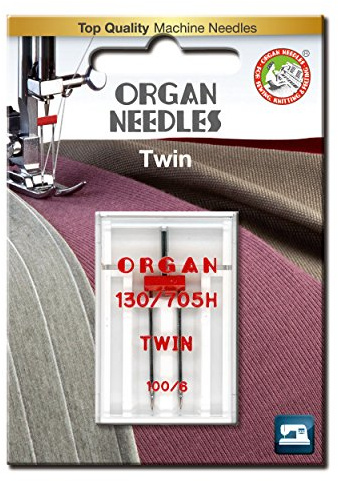 Organ Needles 5102055BL Maschinennadeln, Silber, 100/6 Größe