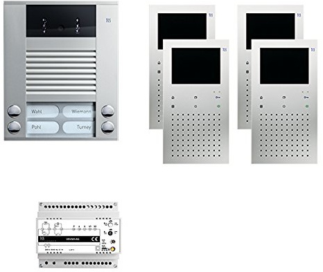 TCS prepack Video Freisprechen 4 Tasten AP, PVE1640-0010