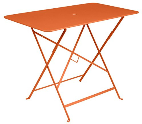 Fermob Bistro by JMJ1091135 Klapptisch, rund, Motiv Bistro – Farbe: Karotte – Größe: 96 cm (Loch)
