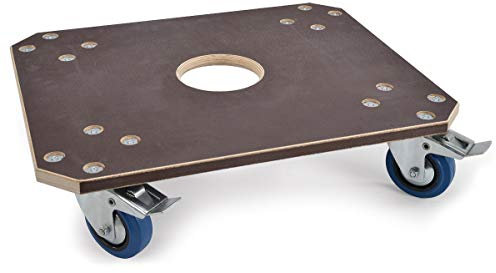 Riggatec Professionelle Rollboard Caster, 450 kg Kapazität, Grau, Metall, Rollwagen