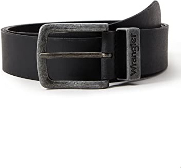 Wrangler Metal Loop, Cintura, Uomo, Nero, 85