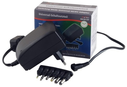 Profitec MW 924 EUP Universal Steckernetzteil DC 9V 12V 13,5V 15V 18V 20V 24V / 1500mA max. stabilisiert