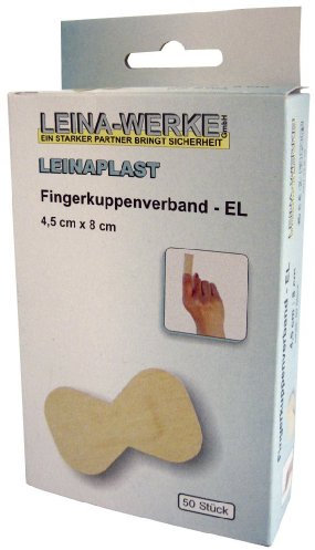 LEINA-WERKE 72251 Fingerkuppenverband - 4,5 cm x 8 cm wasserfest