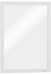Durable Info-Rahmen Duraframe (A4, selbstklebend mit Magnetverschluss) 2 Stück, weiß, 487202