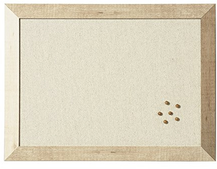 Bi-Office Kamashi Bianco tyg anslagstavla, MDF ram, 90 x 60 cm