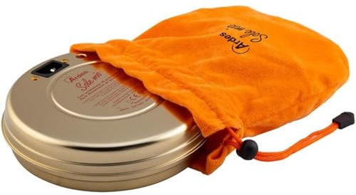 ARDES | AR071A Sole Mio Scaldino Elettrico 550W con Lampada Spia, Scalda Piedi Mani Ricaricabile e Portatile, Copertura in Pile, Alimentato con Cavo, Bronzo