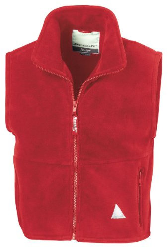 Ergebnis Kindes aktiv Fleece Weste Rot XS