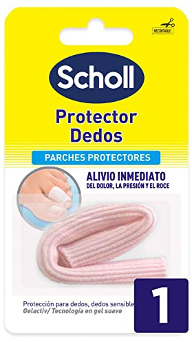 Dr. Scholl's Protección para Dedos - Alivio Inmediato de Dolor y Presión en Dedos Sensibles - Tecnología GelActiv - 1 Unidad