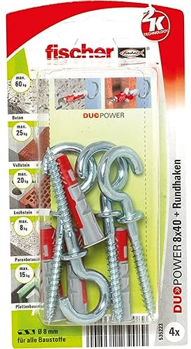 Fischer DUOPOWER 8x40 RH K (4) Art. 535223 Menge: 1