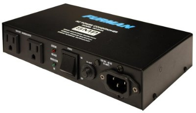 Furman AC-215A Compact Power Conditioner with Auto-Resetting Voltage Protection - Black