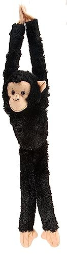 Wild Republic 15260 - Hanging Monkey Schimpanse Plüsch-Affe, 51 cm