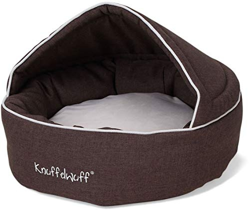 Knuffelwuff 13103 Höhlenbett Pumbaa, Größe - Durchmesser 70 cm, braun