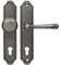 Haustür Schutzbeschlag Kos LS Antik Iron HS 92 mm Kn - Dr Türdrücker