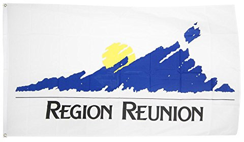 Flaggenfritze Fahne/Flagge Frankreich Region Reunion + gratis Sticker