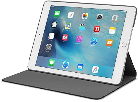 Logitech Scharnier Protective Slim Case mit Any-Angle Ständer für iPad Air 2 (A1566 / A1567) - Schwarz