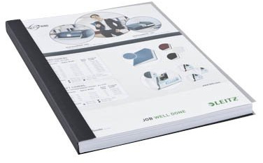 Leitz 7415-00-95 Buchbindemappe impressBind, A4, 14 mm, schwarz, Soft