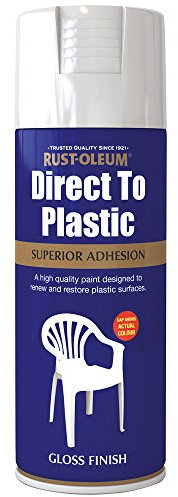 Rust-Oleum AE0030001E8 400ml Direct to Plastic Spray Paint - White
