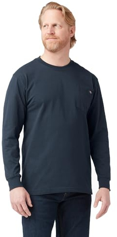 Dickies Herren Long Sleeve Heavyweight Crew Neck Langärmeliger Schwerer Rundhalsausschnitt (1er Pack)