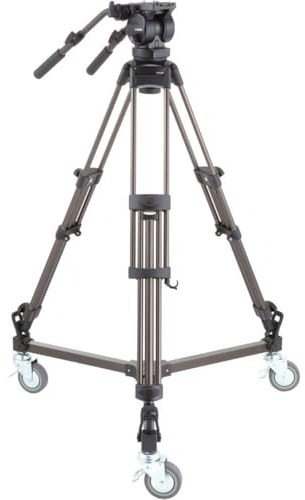 Libec LX10 Studio 3-Section Aluminum Tripod with H65B Head with DL-3B Dolly