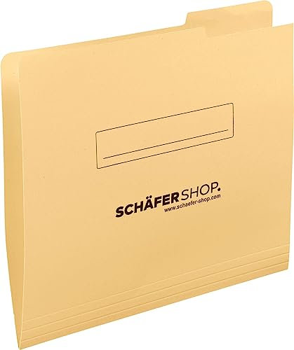 Schäfer Shop Einschiebmappe. DIN A4. Karton. Tab rechts