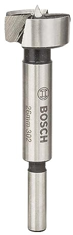 Bosch 2 608 596 975 - Brocas fresadoras para madera, DIN 7483 G (26 x 90 mm), d 8 mm)