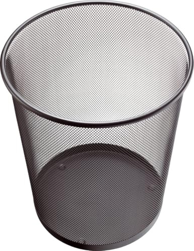 Helit Papierkorb Mesh Metall 23l schwarz