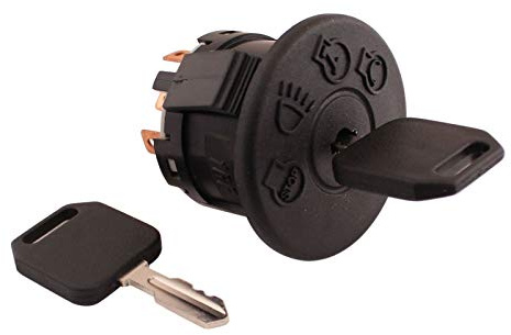 SECURA Zündschloss 7-Pol. kompatibel mit Husqvarna, MTD, John Deere etc. Rasentraktor