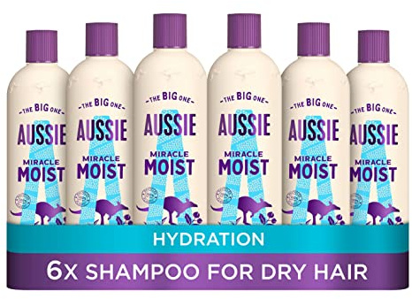 Aussie Miracle Moist Shampoo 300 ml - Pack of 6