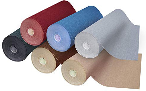 Moquette aiguilletée Casa Pura® Malta blu | dimensioni a scelta | Tappeto Ras Certificato Gut – senza fumi | idrorepellente | al metro, blu scuro