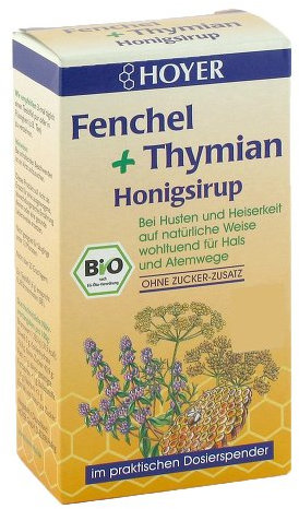 HOYER Fenchel+Thymian Honigs, 250 g