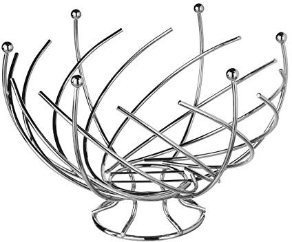 BLACK & WHITE - Cesta para fruta Espiral