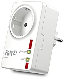 FRITZ!DECT 200 Edition International, Presa DECT intelligente per la tua Smart Home, Amperometro, Timer, Accensione e spegnimento da remoto tramite App, Software e Istruzioni in Italiano