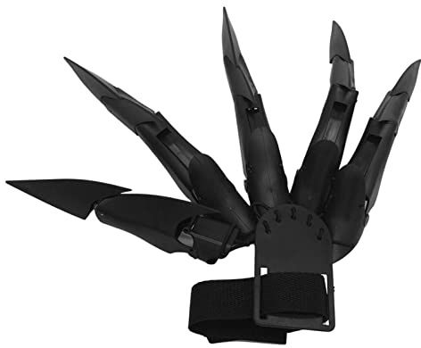 Vigcebit Halloween Skelett Hände, Wearable Halloween Bewegliche Gelenk Finger Articulated Fingers Schädel Finger Extensions Klaue Handschuhe Kostüm Cosplay Party Requisiten, Halloween-Party