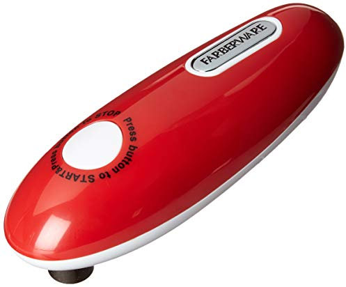 Farberware 5192598 - Abrelatas automático manos libres, plástico, color negro