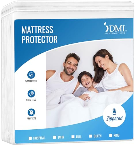 DMI Protège Matelas en Plastique Zippé 2 Lits 99,06 X 190,5 X 20,32 cm