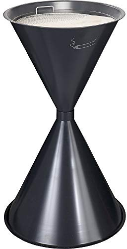 VAR Standascher mit Sieb anthrazit beschichtet