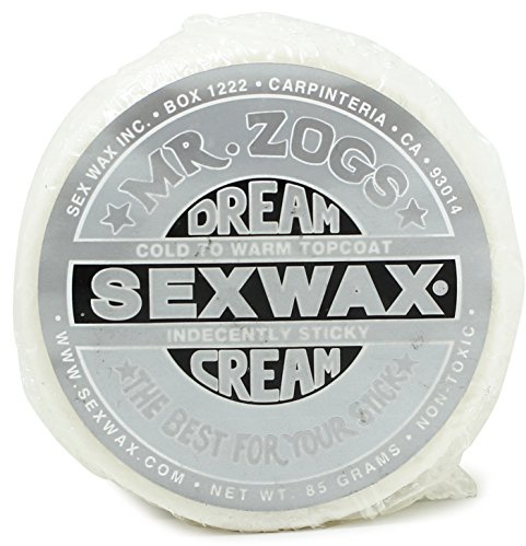 Sex Wax Dream Cream Surf Wax Cool-Cold in Silver