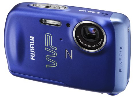 Fujifilm FinePix Z33WP Digitalkamera (10 Megapixel, 3fach opt. Zoom, 2.7'' Display, wasserdicht bis 3m) blau